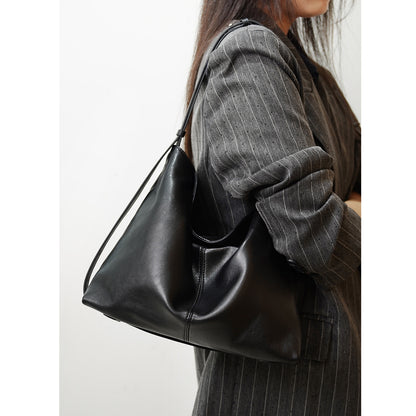 Sheepskin Niche Lazy-Style Large-Capacity Tote Bag For Women
