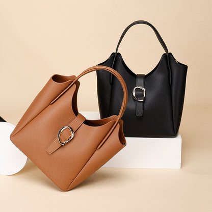 Womens Niche Versatile Shoulder And Crossbody Bag Polyester-cotton Blend