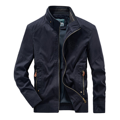 Middle-aged Plus-size Jacket Trench Coat Men's Cross-border