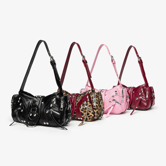 Edgy Y2k-style Single-shoulder Commuter Crossbody