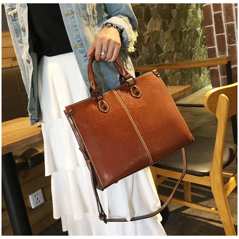 Women's Genuine Leather Crossbody Handbag