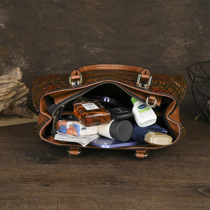 Retro Large-Capacity Handheld Shoulder Bag