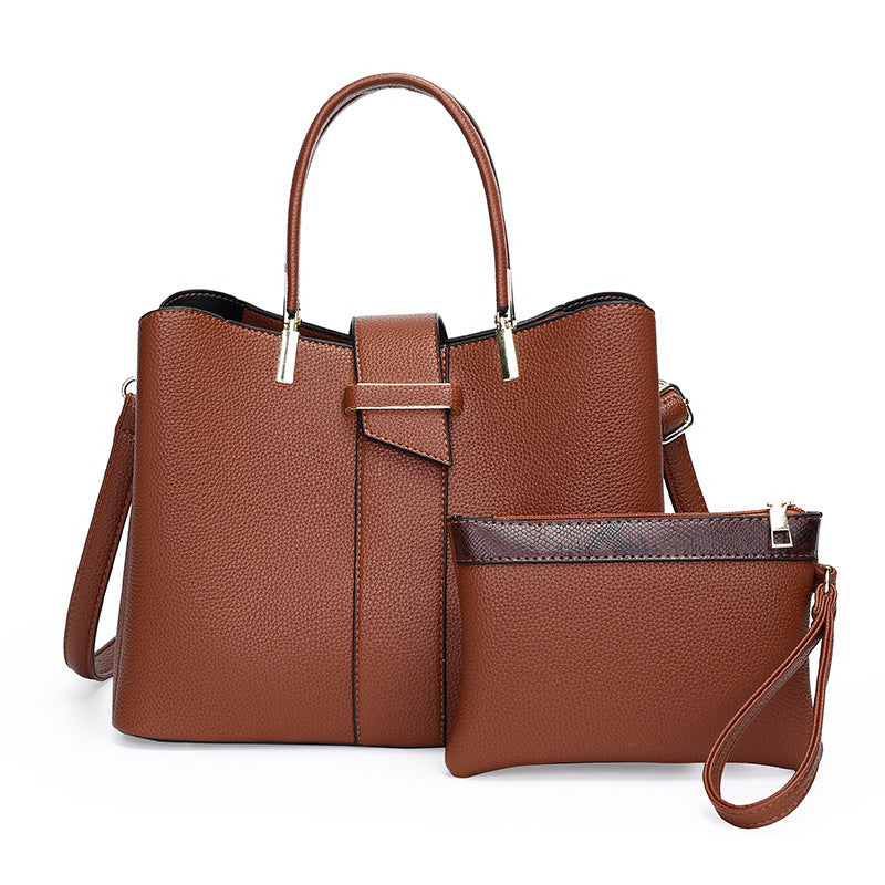 Simple Stylish Retro Womens Handbag With Crossbody Strap