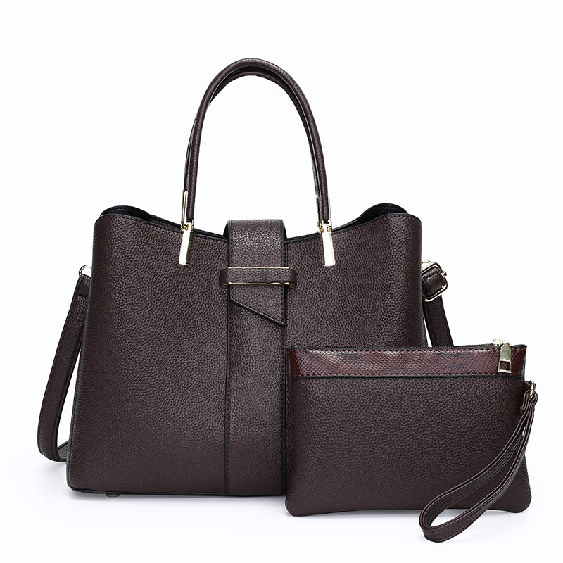 Simple Stylish Retro Womens Handbag With Crossbody Strap