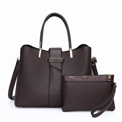 Simple Stylish Retro Womens Handbag With Crossbody Strap