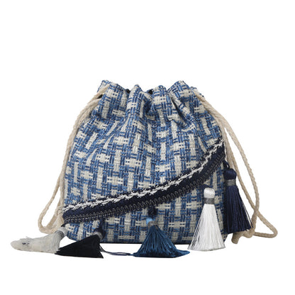 Bucket Bag Bohemian Ethnic Artistic Style
