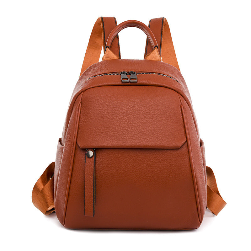 New Stylish And Artistic Soft-leather Women's Backpack