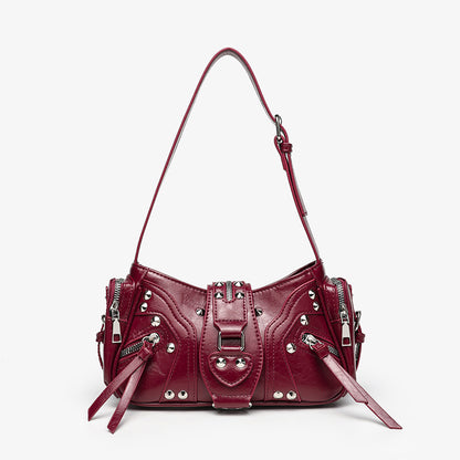 Edgy Y2k-style Single-shoulder Commuter Crossbody