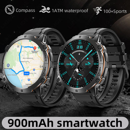 New X3 High-Definition Large-Screen Bluetooth Calling Health Monitoring Sports Mode Mens Smartwatch