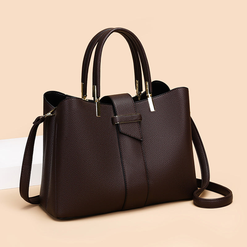 Simple Stylish Retro Womens Handbag With Crossbody Strap